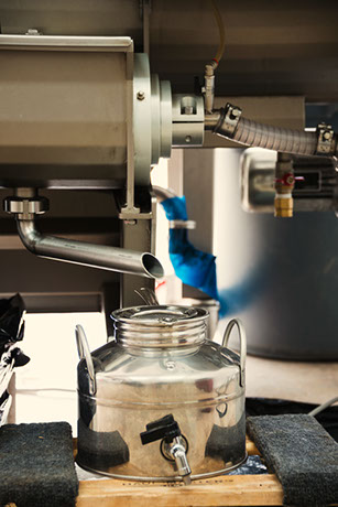 Farquar Family Winery's olive mill at its property in Ramona, East County San Diego