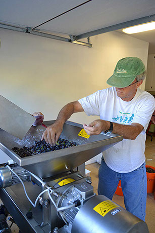 Farquar Family Winery's olive mill at its property in Ramona, East County San Diego