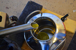 Farquar Family Winery's olive mill at its property in Ramona, East County San Diego